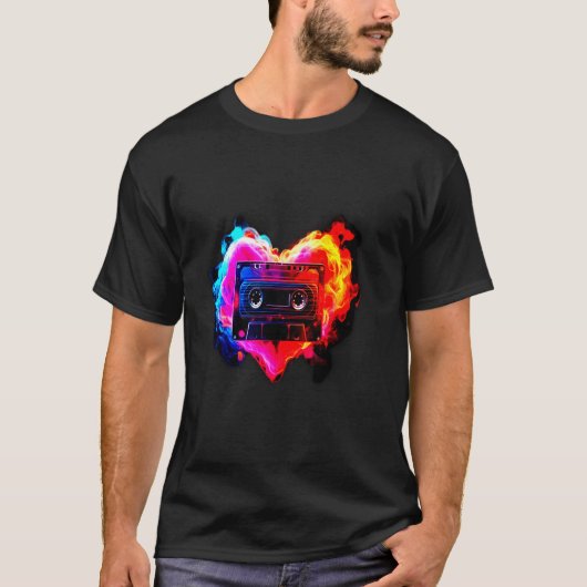 T-shirt Âme de cassette (Devant)