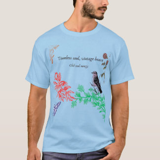 T-shirt Âme Intemporelle Vintage Heart – Floral & O Esthét