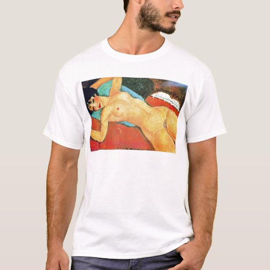 T-shirt Amedeo Modigliani - Femme couchée (Devant)