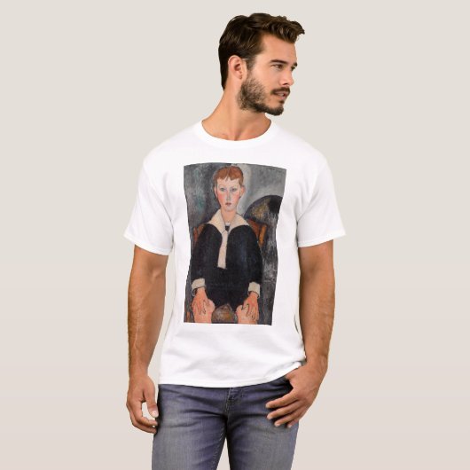 T-shirt Amedeo Modigliani - Garçon en Sailor (Devant entier)