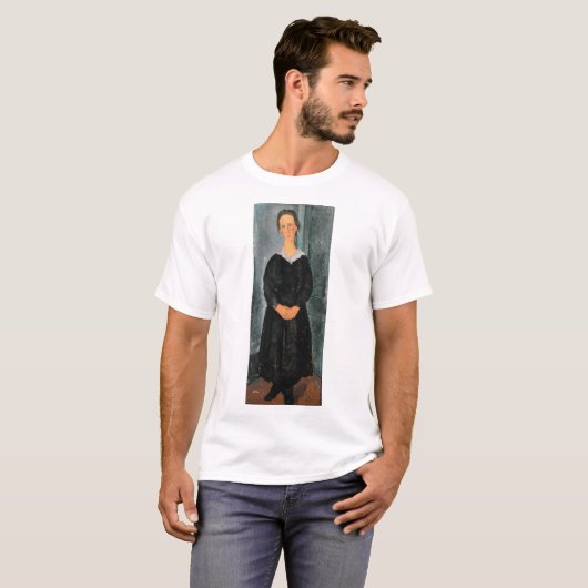 T-shirt Amedeo Modigliani - Serveuse (Devant entier)