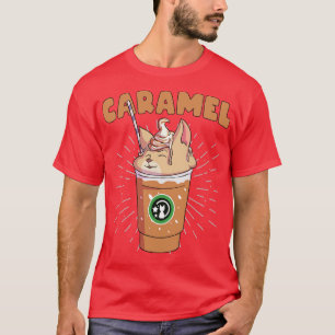 T-shirt amel Catpuccino Funny Kitty Frappuccino Cat amel