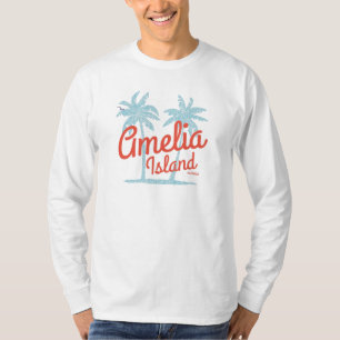T-shirt Amelia Island Floride Coral Beach Souvenir