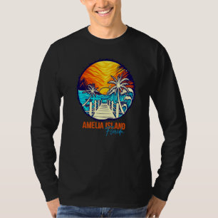 T-shirt Amelia Island Sunset Correspondant Vacances Friend