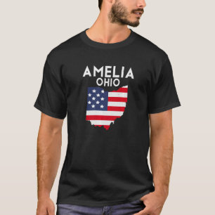 T-shirt Amelia Ohio USA State America Travel Ohioan Premiu