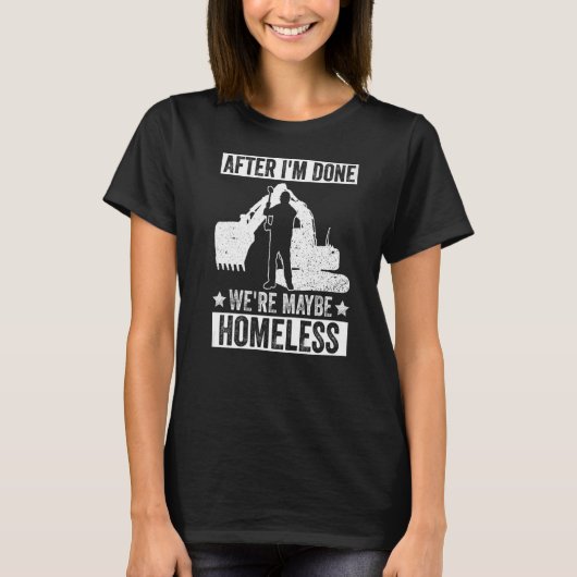 T-shirt Améliorations Et Démolition De Maison 4 (Devant)