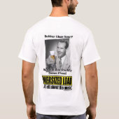 T-shirt Améliorez que la bière (Dos)