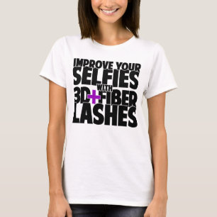 T-shirt Améliorez vos selfies avec 3d + Mèches de fibre