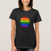 T-shirt Amen Sep Sin Tilde Lgbt Pride Indicateur 1 (Devant)