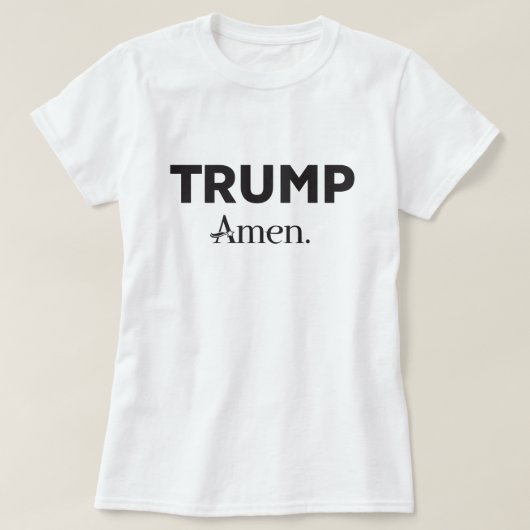 T-shirt Amen Trump (Design devant)