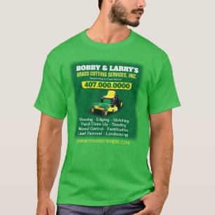T-shirt Aménagement Modèle de coupe de l'herbe pour l'en