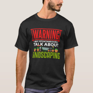 T-shirt Aménagement paysager Parler jardinage jardinier