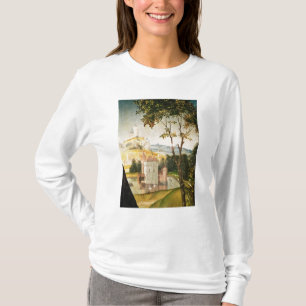 T-shirt Aménagez en parc avec le château dans un fossé