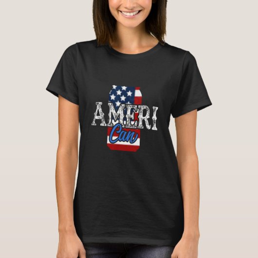 T-shirt Ameri can  4th of july Sublimation (Devant)