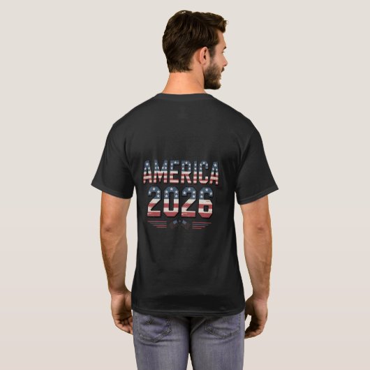 T-SHIRT AMERICA2026 (Dos entier)