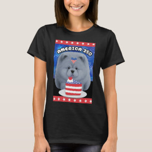 T-Shirt AMERICA 250 Bleu Chow