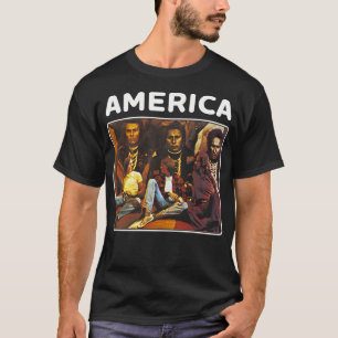 T-shirt America America Album Rock Band