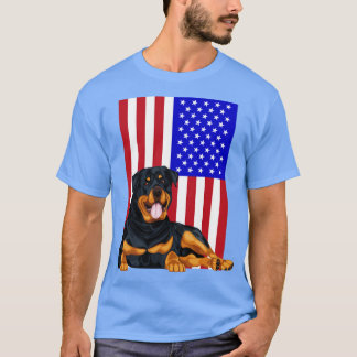 T-shirt America Dog Breed Gift Rottweiler