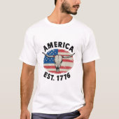 T-shirt America Est.1776 (Devant)