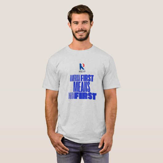 T-shirt America First (Devant entier)