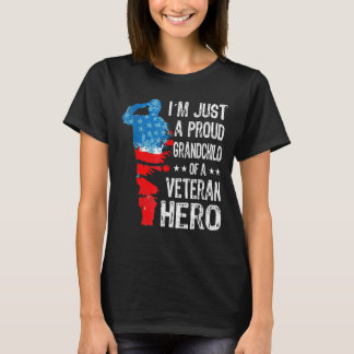 T-shirt America Grand-Enfant Patriotique Hommes Fête des V