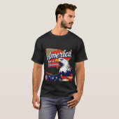 T-shirt America, Hope is Returning - Patriotic Eagle with  (Devant entier)