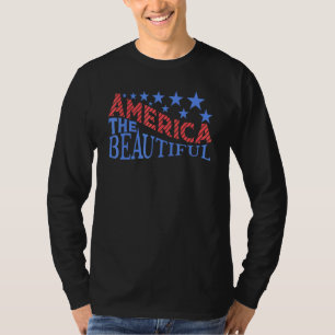 T-shirt America Independence Day Flag Star Belle