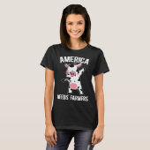 T-shirt America Needs Farmers Support Country Farming In U (Devant entier)