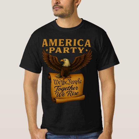 T-shirt America Party (Devant)