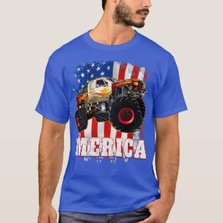 T-shirt America Patriotique Monster Truck 2