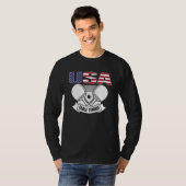 T-shirt America Ping Pong US Drapeau Tennis Team Supp (Devant entier)