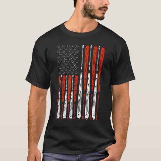 T-shirt America Pride Flag Patriotic Independence Day July (Devant)