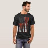 T-shirt America Pride Flag Patriotic Independence Day July (Devant entier)