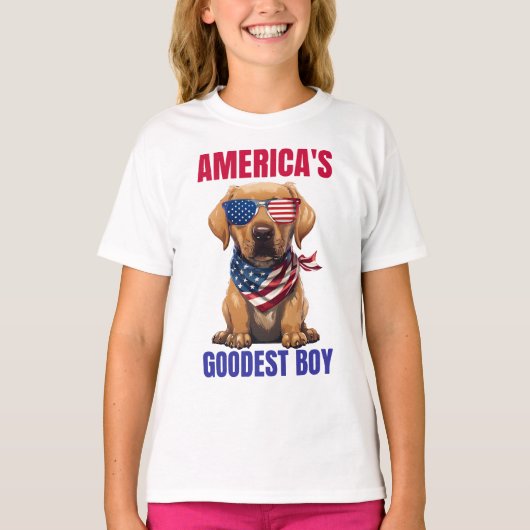 T-shirt America’s Goodest Labrador (Devant)