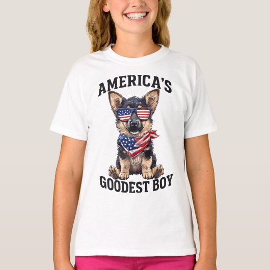 T-shirt America’s Goodest Shepherd (Devant)