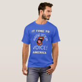 T-SHIRT AMERICA VOIX (Devant entier)