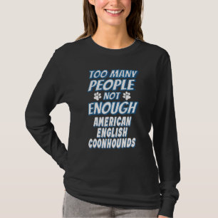 T-shirt Américain Anglais Coonhound race Chien propriétair