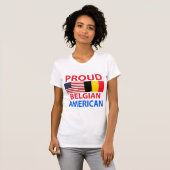 T-shirt Américain belge fier (Devant entier)