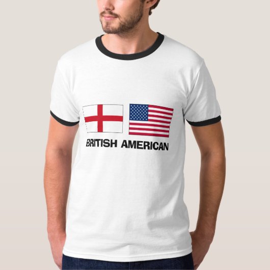 T-shirt Américain britannique (Devant)