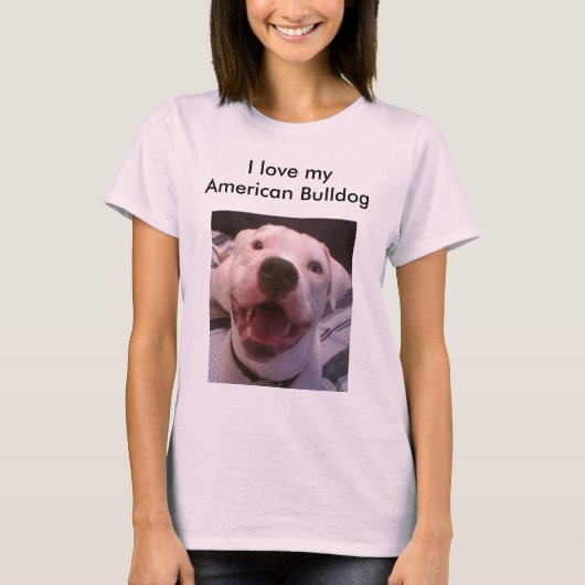 T-shirt américain Bulldog (Devant)