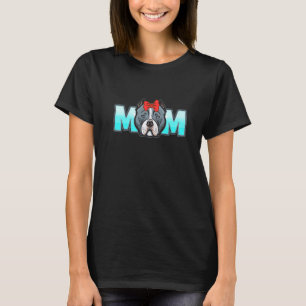 T-shirt Américain Bully Bully Maman Chien Propriétaire Pul