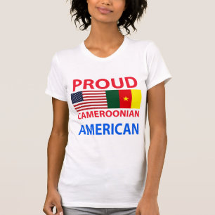 T-shirt Américain canerounais fier