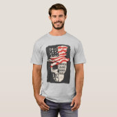 T-shirt américain contre les guerres des banquiers (Devant entier)