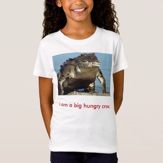 T-Shirt américain-crocodile (Devant)