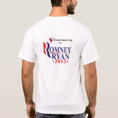 T-shirt Américain cubain Romney Ryan 2012 (Dos)