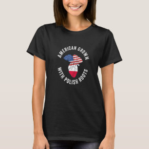 T-shirt Américain cultivé avec des racines polonaises pour