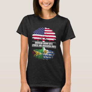 T-shirt Américain cultivé avec le patrimoine du drapeau gu