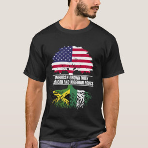 T-shirt Américain cultivé avec l'héritage du drapeau jamaï