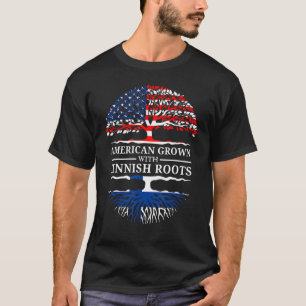 T-shirt Américain Cultivé Avec Racines Finlandaises Usa Dr