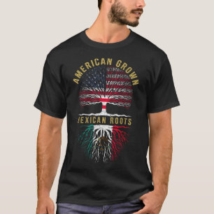 T-shirt Américain cultivé racines mexicaines amoureux du M